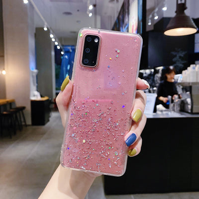 Funda Celular Efecto Cielo Estrellado con Acabado Plateado - Image 13