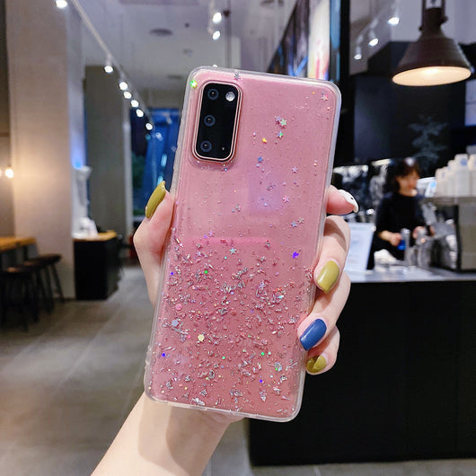 Funda Celular Efecto Cielo Estrellado con Acabado Plateado - Image 13