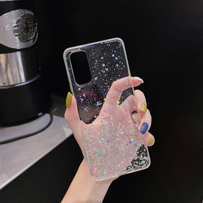 Funda Celular Efecto Cielo Estrellado con Acabado Plateado - Image 14