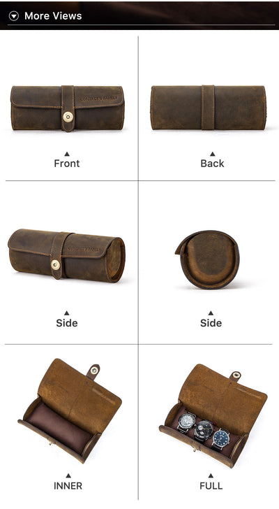 Bolsa Multifuncional de Cuero para Relojes - Image 11