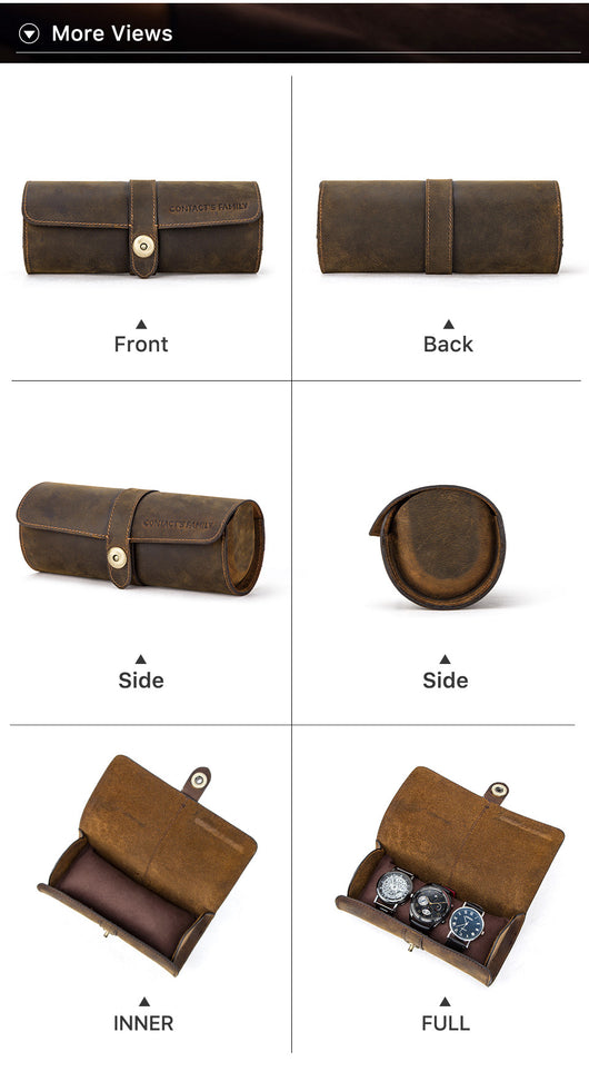 Bolsa Multifuncional de Cuero para Relojes - Image 11