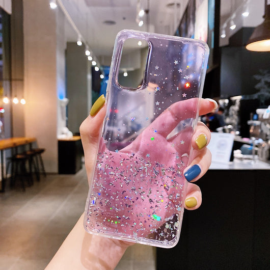 Funda Celular Efecto Cielo Estrellado con Acabado Plateado - Image 16