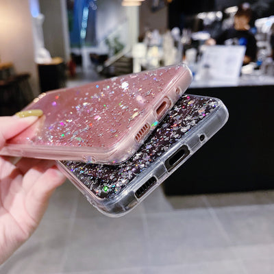 Funda Celular Efecto Cielo Estrellado con Acabado Plateado - Image 20