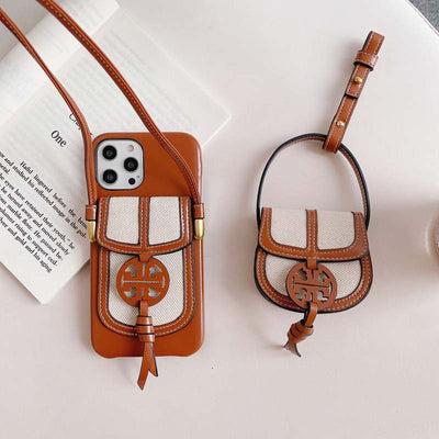 Bolso Tote de Cuero con Compartimento para Celular y Tarjetero Diagonal - Image 11