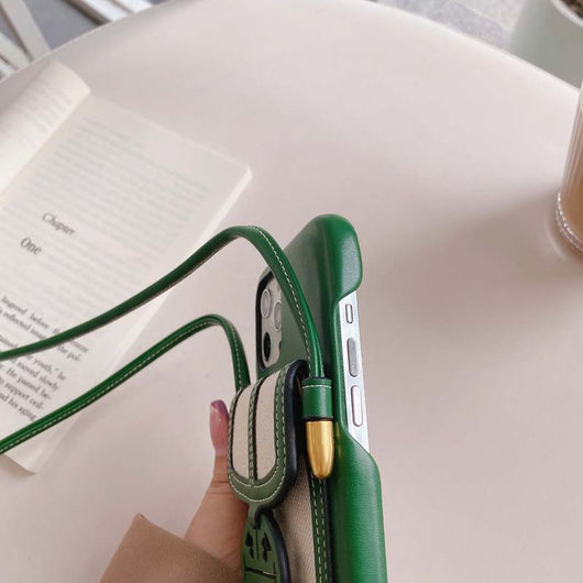 Bolso Tote de Cuero con Compartimento para Celular y Tarjetero Diagonal - Image 15