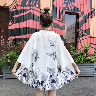 Cardigan Kimono Hanfu Estilo Chino Retro con Protección Solar y Encaje - Image 13