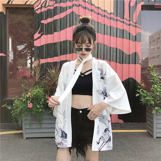 Cardigan Kimono Hanfu Estilo Chino Retro con Protección Solar y Encaje - Image 15