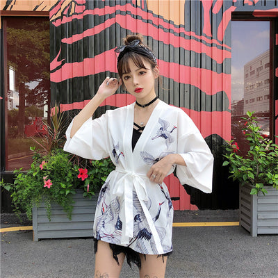 Cardigan Kimono Hanfu Estilo Chino Retro con Protección Solar y Encaje - Image 16