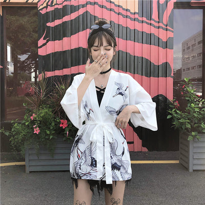 Cardigan Kimono Hanfu Estilo Chino Retro con Protección Solar y Encaje - Image 20