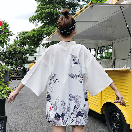 Cardigan Kimono Hanfu Estilo Chino Retro con Protección Solar y Encaje - Image 23