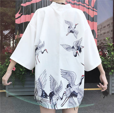 Cardigan Kimono Hanfu Estilo Chino Retro con Protección Solar y Encaje - Image 25