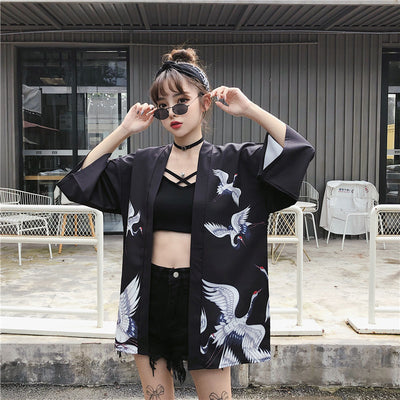 Cardigan Kimono Hanfu Estilo Chino Retro con Protección Solar y Encaje - Image 26