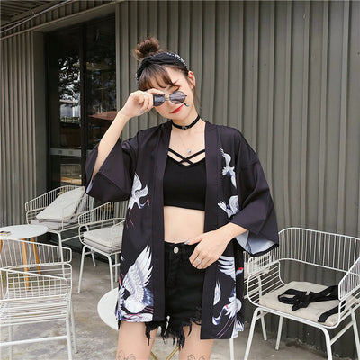 Cardigan Kimono Hanfu Estilo Chino Retro con Protección Solar y Encaje - Image 31