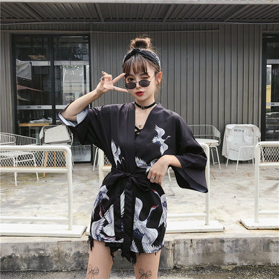 Cardigan Kimono Hanfu Estilo Chino Retro con Protección Solar y Encaje - Image 32