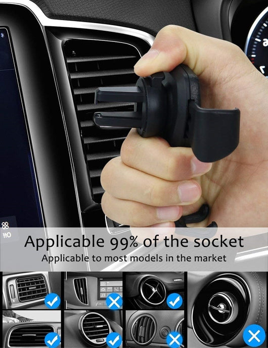 Soporte Gravitacional para Celular en Auto con Textura de Cuero - Image 18