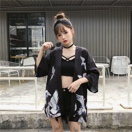 Cardigan Kimono Hanfu Estilo Chino Retro con Protección Solar y Encaje - Image 37