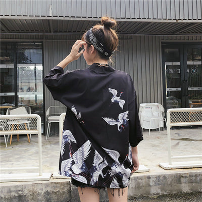Cardigan Kimono Hanfu Estilo Chino Retro con Protección Solar y Encaje - Image 38
