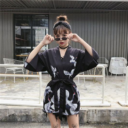 Cardigan Kimono Hanfu Estilo Chino Retro con Protección Solar y Encaje - Image 39