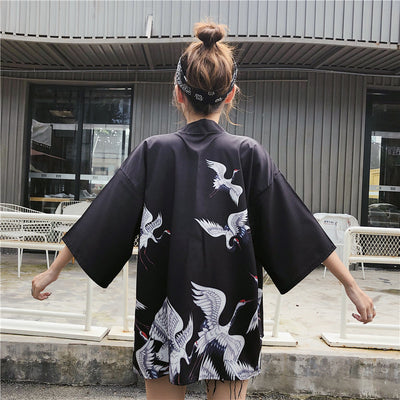 Cardigan Kimono Hanfu Estilo Chino Retro con Protección Solar y Encaje - Image 40