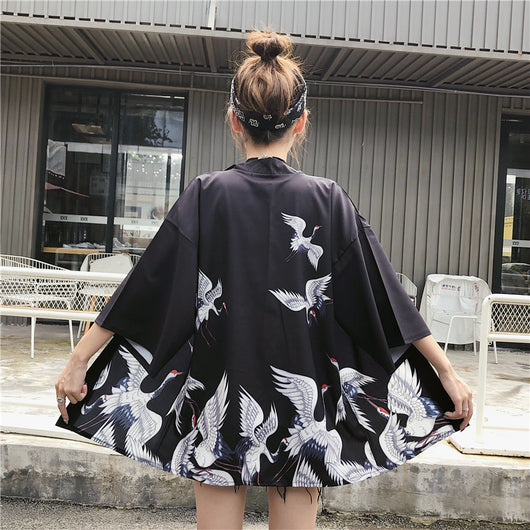 Cardigan Kimono Hanfu Estilo Chino Retro con Protección Solar y Encaje - Image 41