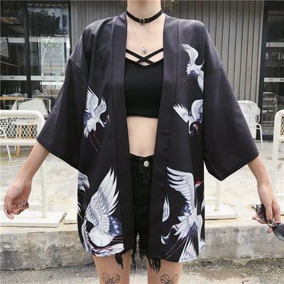 Cardigan Kimono Hanfu Estilo Chino Retro con Protección Solar y Encaje - Image 42