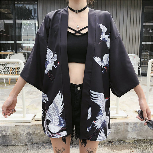 Cardigan Kimono Hanfu Estilo Chino Retro con Protección Solar y Encaje - Image 42