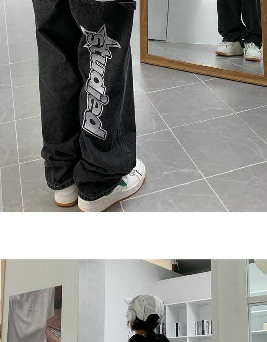 Jeans Rectos de Talle Alto Holgados con Corte Slim - Image 24