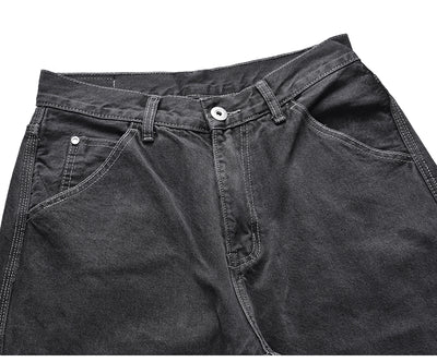 Jeans Holgados Grises de Corte Relajado - Image 20