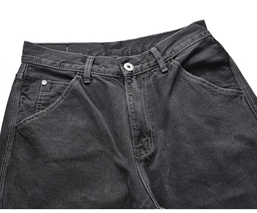 Jeans Holgados Grises de Corte Relajado - Image 20