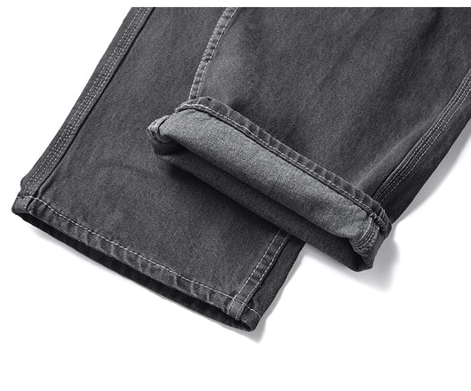 Jeans Holgados Grises de Corte Relajado - Image 28