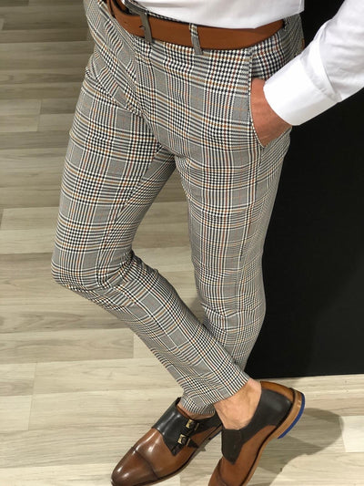 Pantalones Casuales a Cuadros para Hombre - Comodidad y Estilo - Image 10