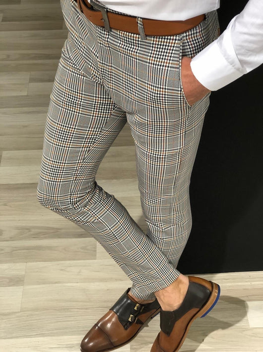 Pantalones Casuales a Cuadros para Hombre - Comodidad y Estilo - Image 10
