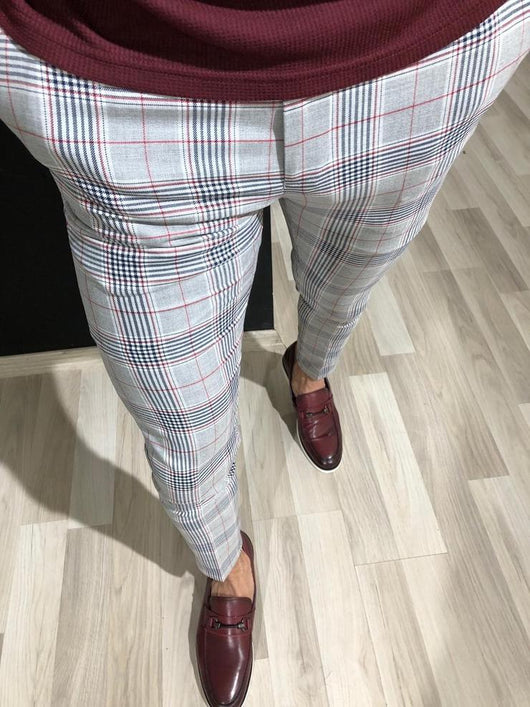 Pantalones Casuales a Cuadros para Hombre - Comodidad y Estilo - Image 11