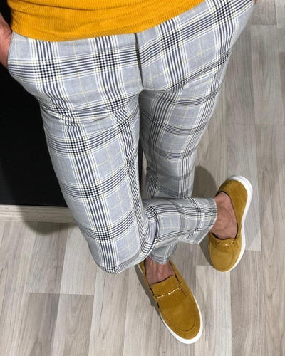 Pantalones Casuales a Cuadros para Hombre - Comodidad y Estilo - Image 12