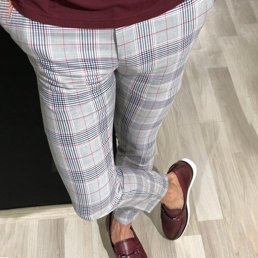 Pantalones Casuales a Cuadros para Hombre - Comodidad y Estilo - Image 16