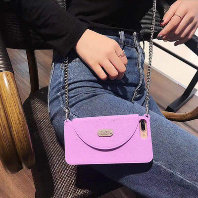 Funda de Silicona para Celular con Cadena y Diseño Incienso Diagonal - Image 10
