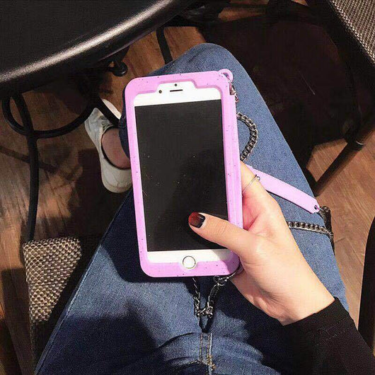 Funda de Silicona para Celular con Cadena y Diseño Incienso Diagonal - Image 11