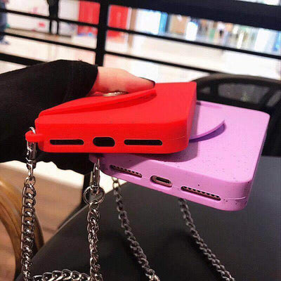 Funda de Silicona para Celular con Cadena y Diseño Incienso Diagonal - Image 14