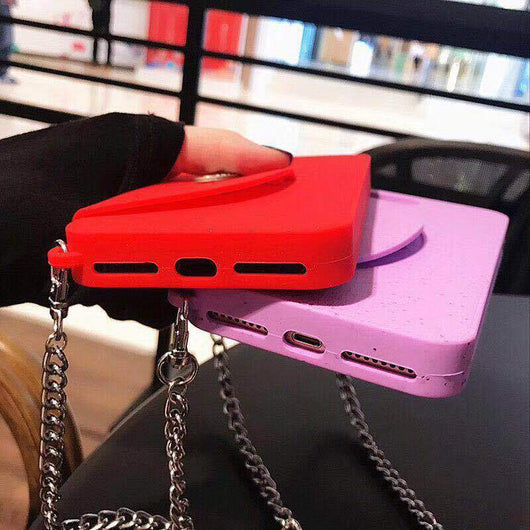 Funda de Silicona para Celular con Cadena y Diseño Incienso Diagonal - Image 14