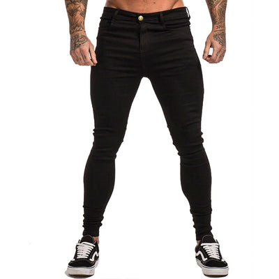 Jeans Slim Ajustado Negro Clásico - Image 8