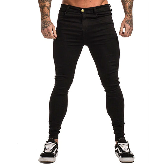 Jeans Slim Ajustado Negro Clásico - Image 8