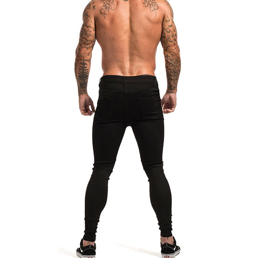 Jeans Slim Ajustado Negro Clásico - Image 10