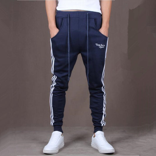Pantalones casuales estudiantiles con tres barras laterales - Image 12