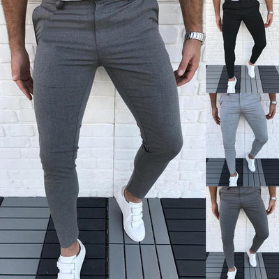 Pantalones Casuales de Color Liso - Image 4