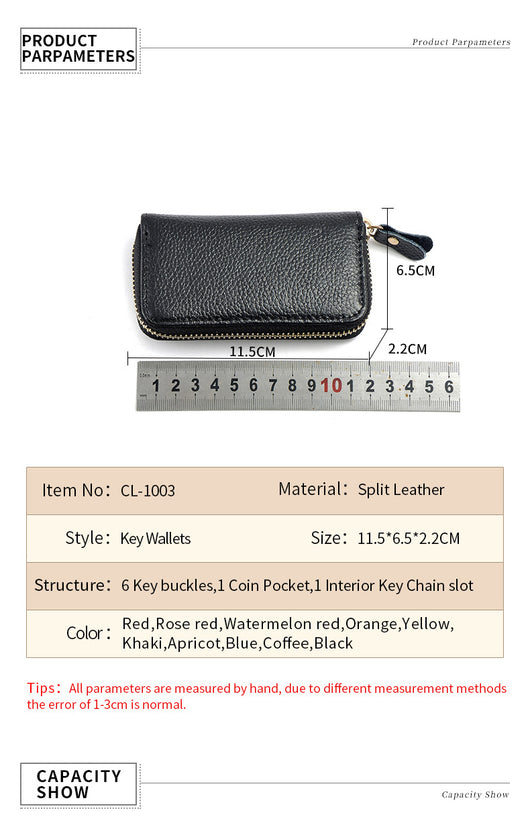 Organizador de Cuero para Tarjetas y Llaves del Auto - Image 3