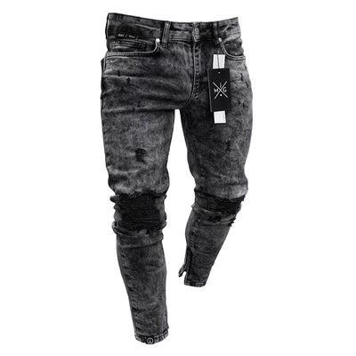 Pantalones Denim Ajustados con Roturas - Image 11
