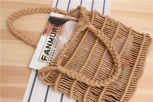 Bolsa de Playa Sensual de Paja para Mujer - Image 15