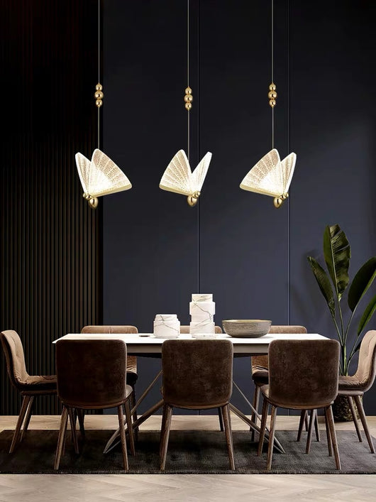 Lámpara Colgante de Mariposas - Iluminación Artística para Sala y Recámara - Image 13