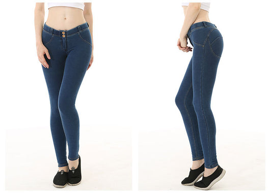 Pantalones de Buzo Denim Peach Cadera - Image 5