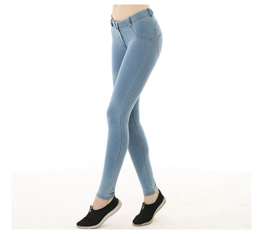 Pantalones de Buzo Denim Peach Cadera - Image 6